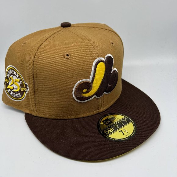Montreal Expos MLB 1993 7 1/2 59Fifty New Era Hat Fitted Cap Men Used - Picture 1 of 9